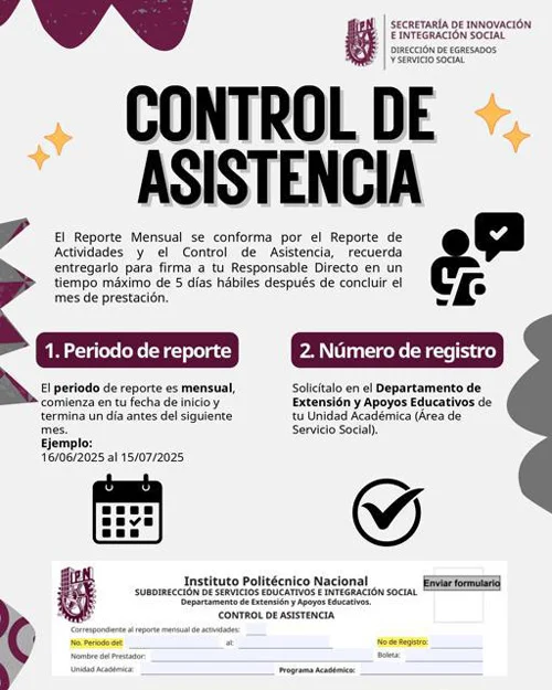 Control de asistencia