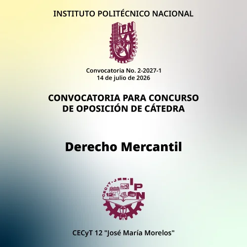 Oposición de cátedra Derecho Mercantil